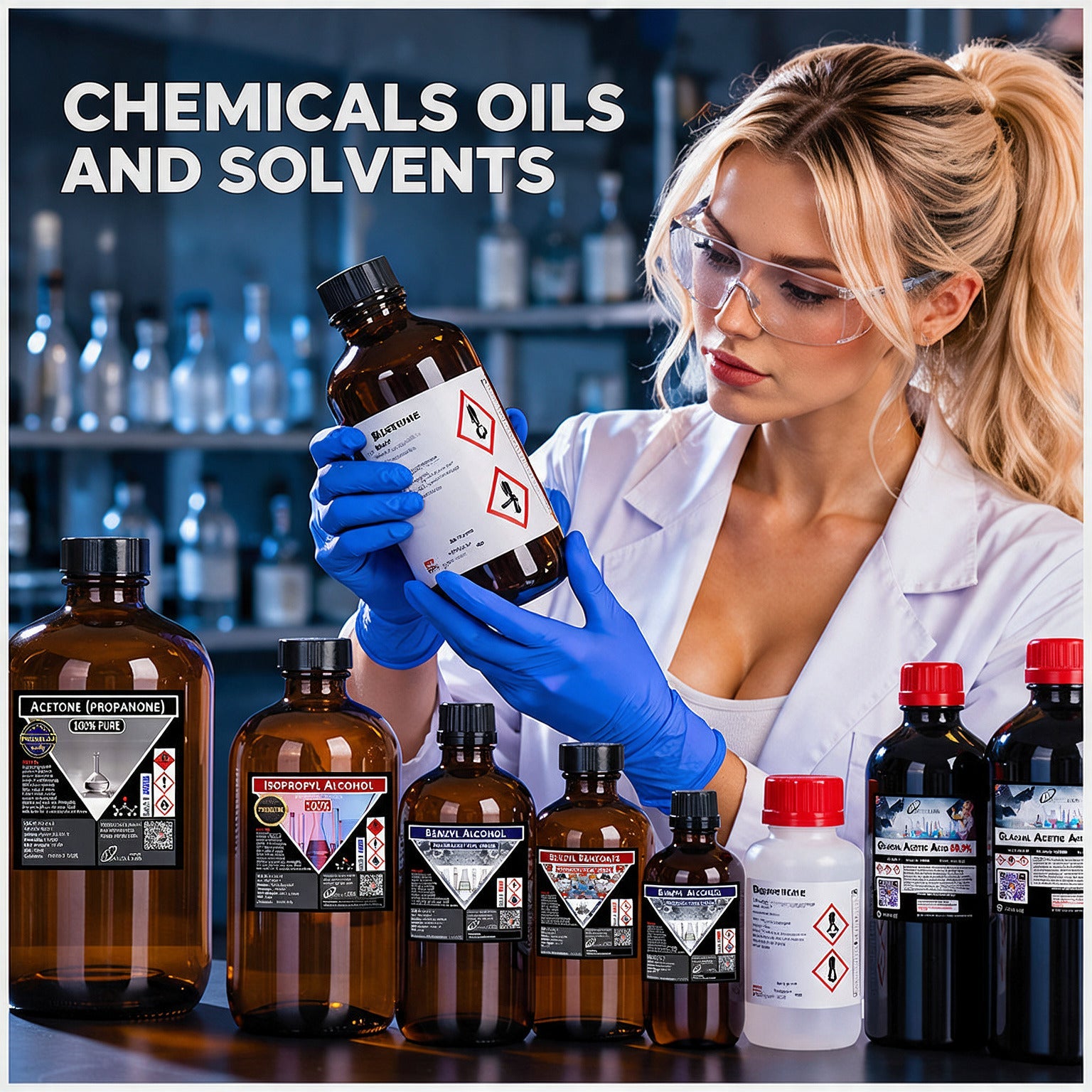 Chemicals, Oils and Solvents