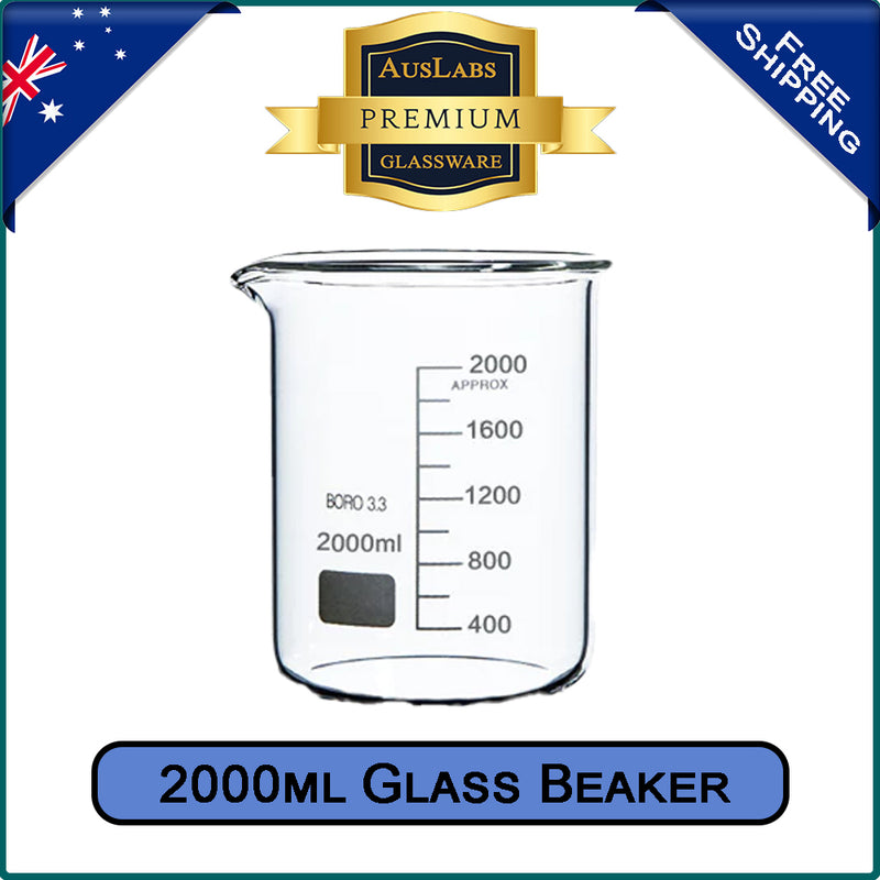 Beakers LOW FORM BOROSILICATE 5ml - 5000ml