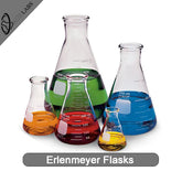 Erlenmeyer Conical Laboratory Flask 250mL - 3000mL