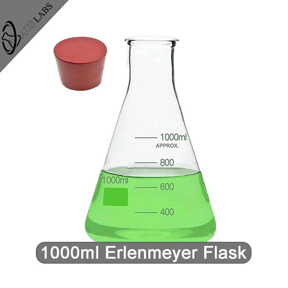 Erlenmeyer Conical Laboratory Flask 250mL - 3000mL