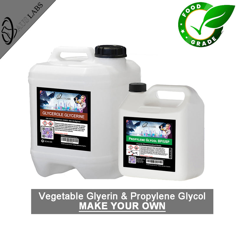 Vegetable Glycerin & Propylene Glycol Food Grade Combinations