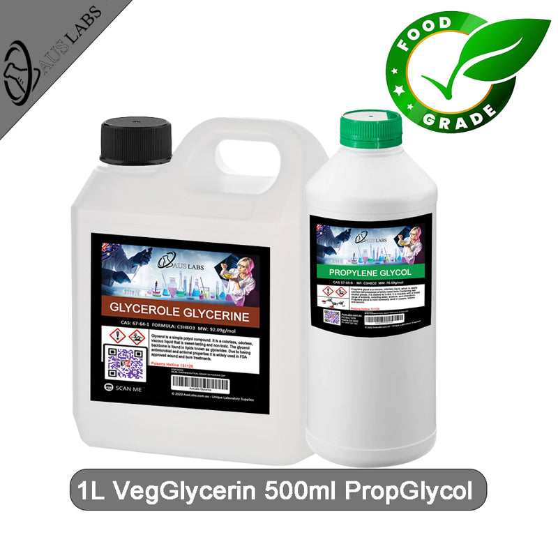 Vegetable Glycerin & Propylene Glycol Food Grade Combinations