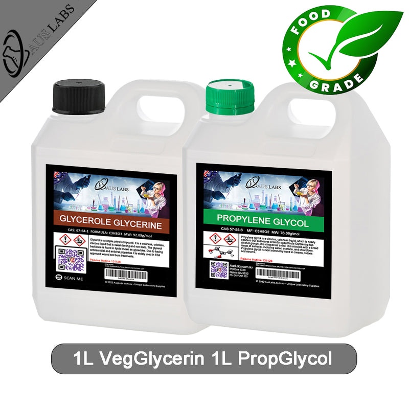 Vegetable Glycerin & Propylene Glycol Food Grade Combinations