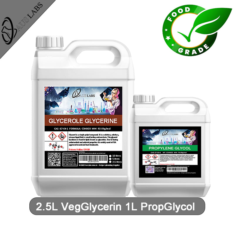 Vegetable Glycerin & Propylene Glycol Food Grade Combinations