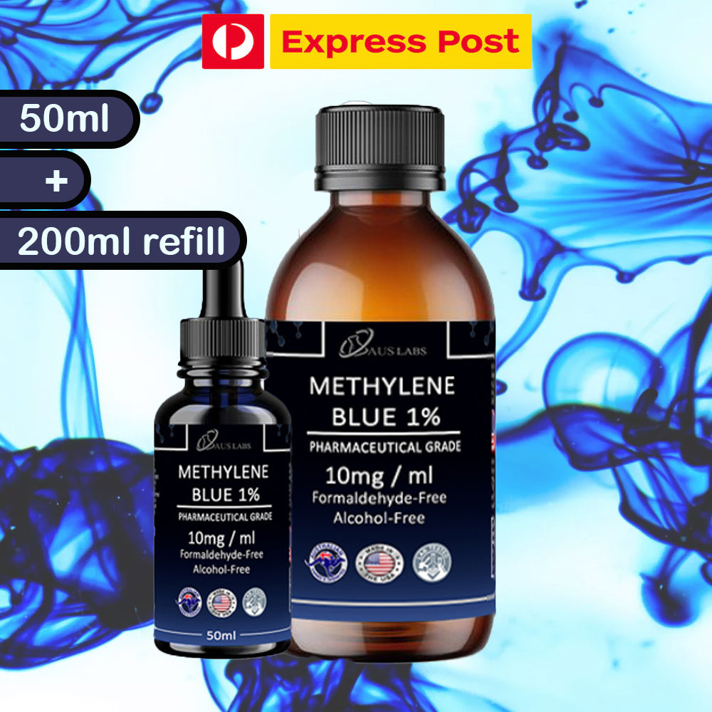 PREMIUM USP Methylene Blue 1% Solution - STARTER KITS READY