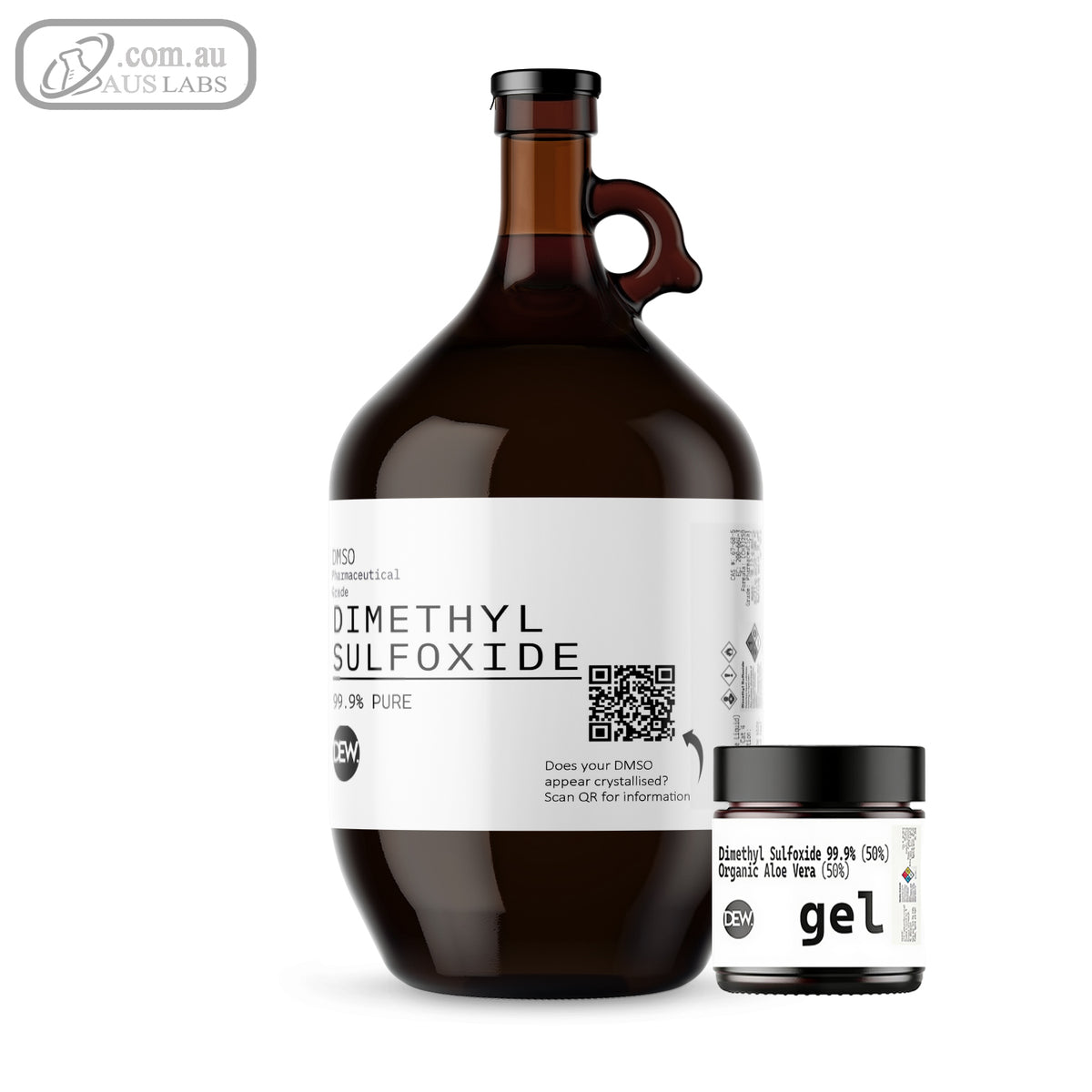 Naturally DEW USP Dimethyl Sulfoxide DMSO USP 99.9% Amber Glass