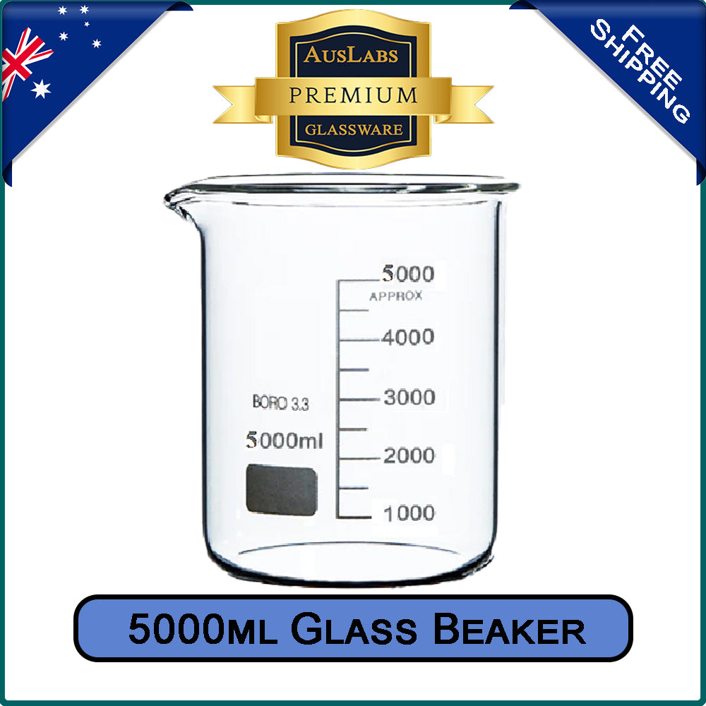 Beakers LOW FORM BOROSILICATE 5ml - 5000ml