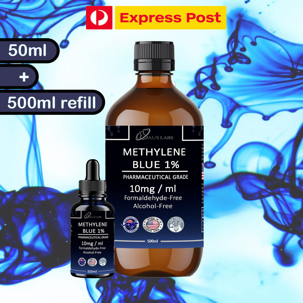 PREMIUM USP Methylene Blue 1% Solution - STARTER KITS READY
