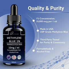 PREMIUM USP Methylene Blue 1% Solution - STARTER KITS READY