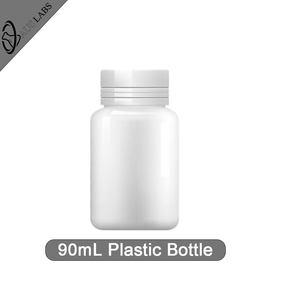 90mL White Plastic Tablet Bottle