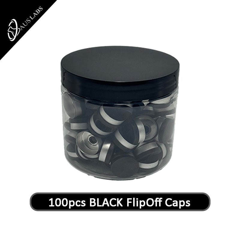 Flip-off cap 20mm. Variety of colours