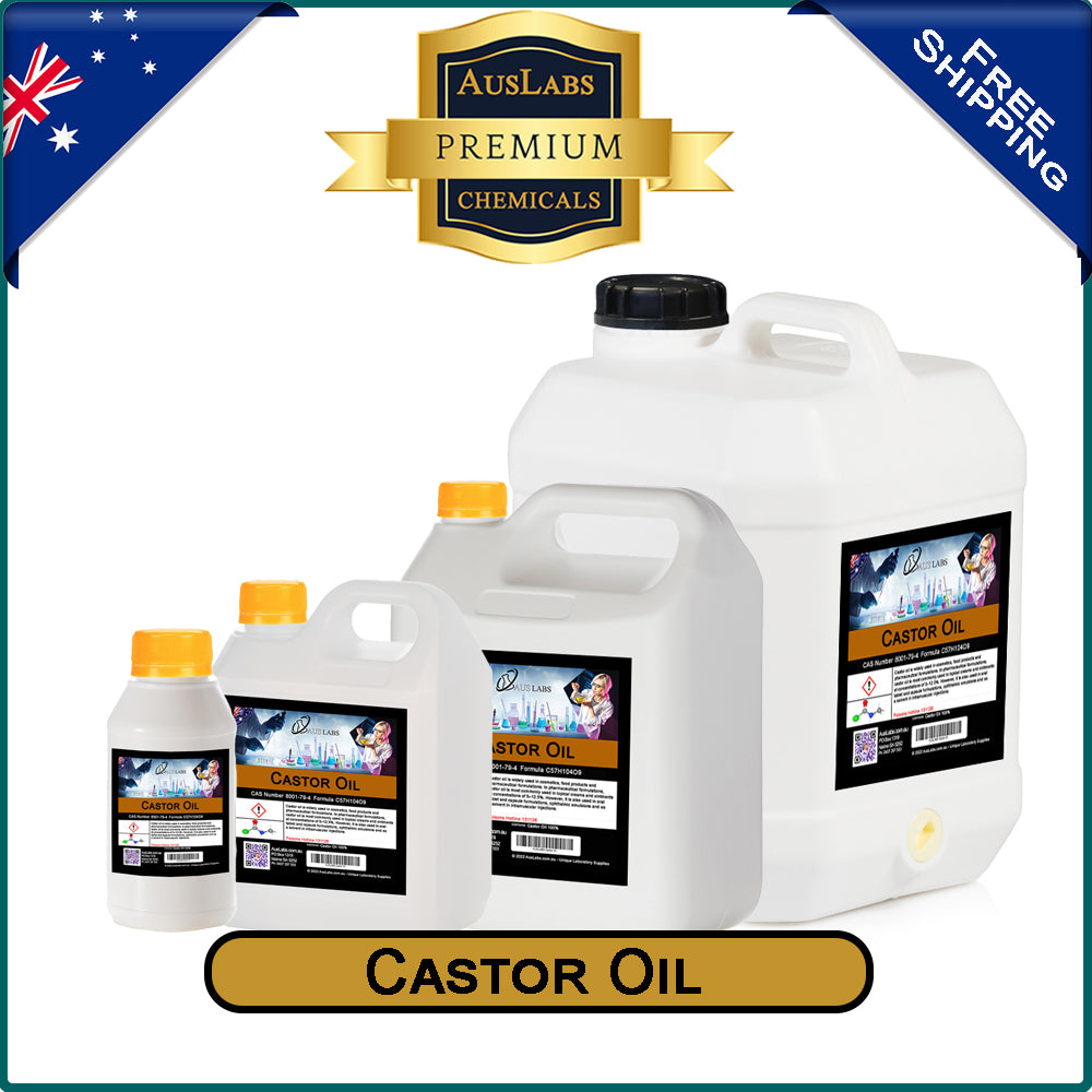PREMIUM CASTOR OIL, 100% PURE OIL - HEXANE FREE, COLD PRESSED