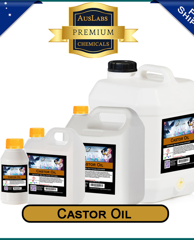 PREMIUM CASTOR OIL, 100% PURE OIL - HEXANE FREE, COLD PRESSED