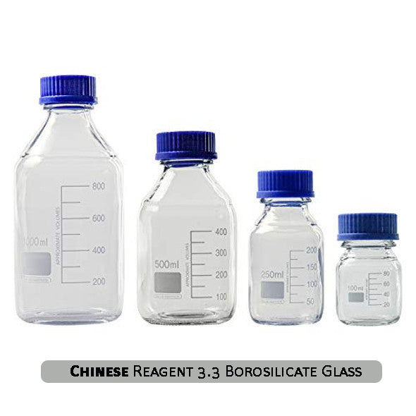 Duran Schott and Labco Glass Reagent Bottles 50ml - 5000ml