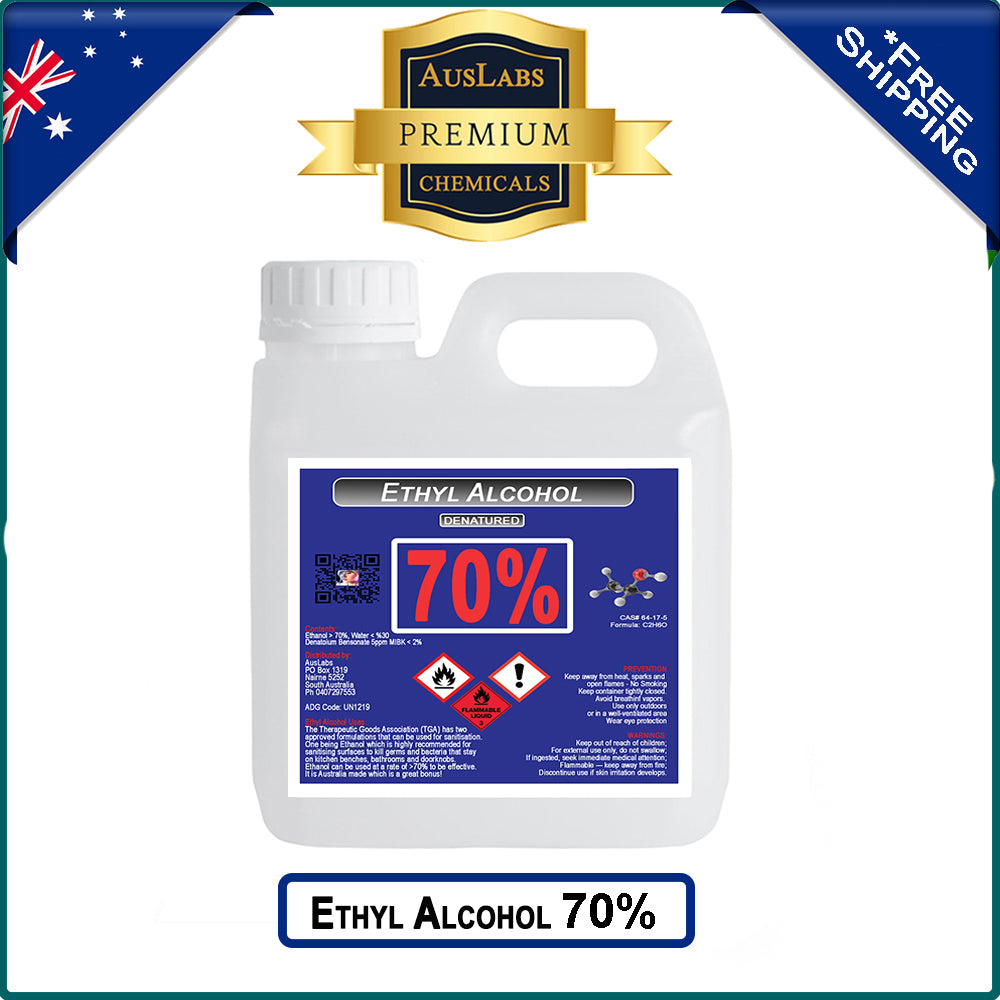 70% Ethyl Alcohol, VIRUS KILLER, Ethanol Denatured PREMIUM PRODUCT