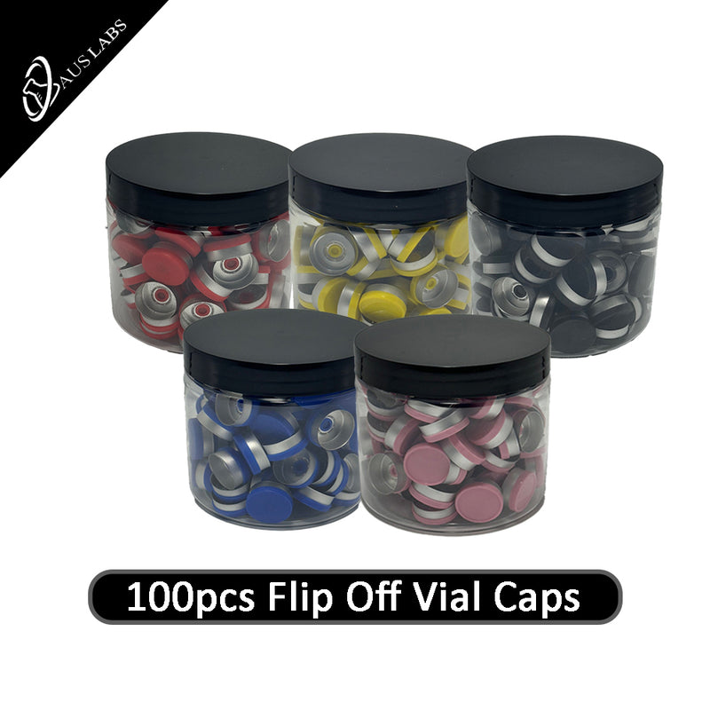 Flip-off cap 20mm. Variety of colours