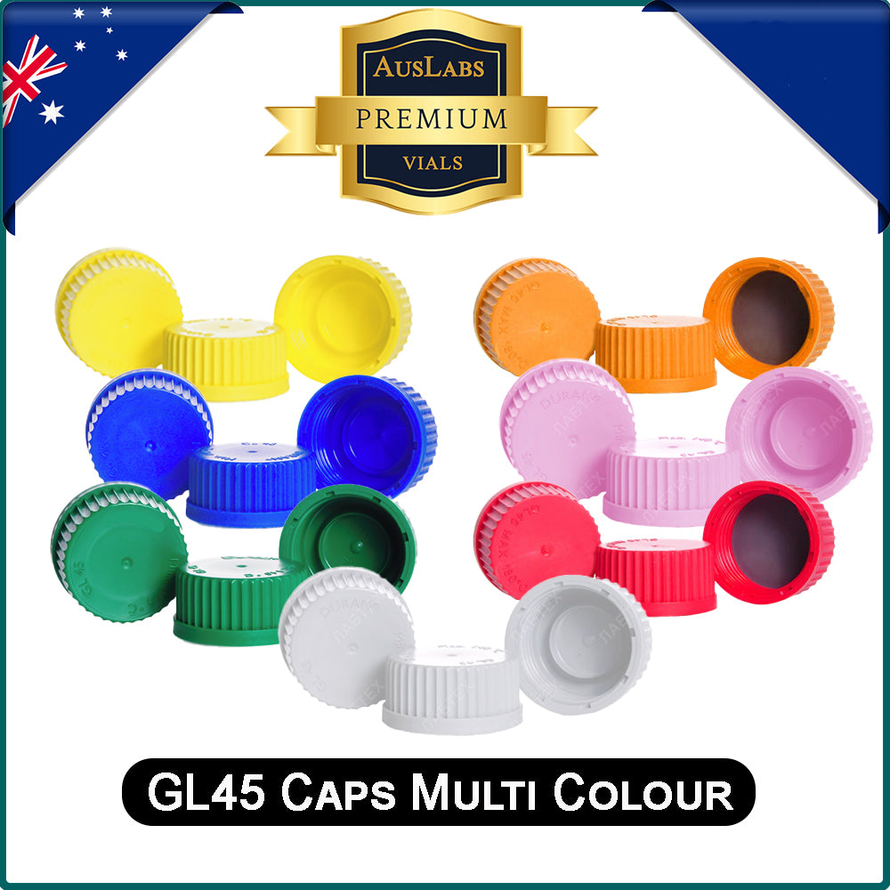 GL45 Polypropylene Screw Cap with Internal Molded Seal Ring for Reagen ...