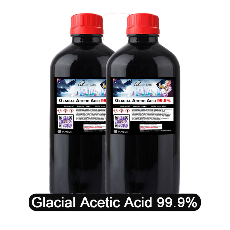 Glacial Acetic Acid 99.9% (ethanoic acid, AcOH) CAS