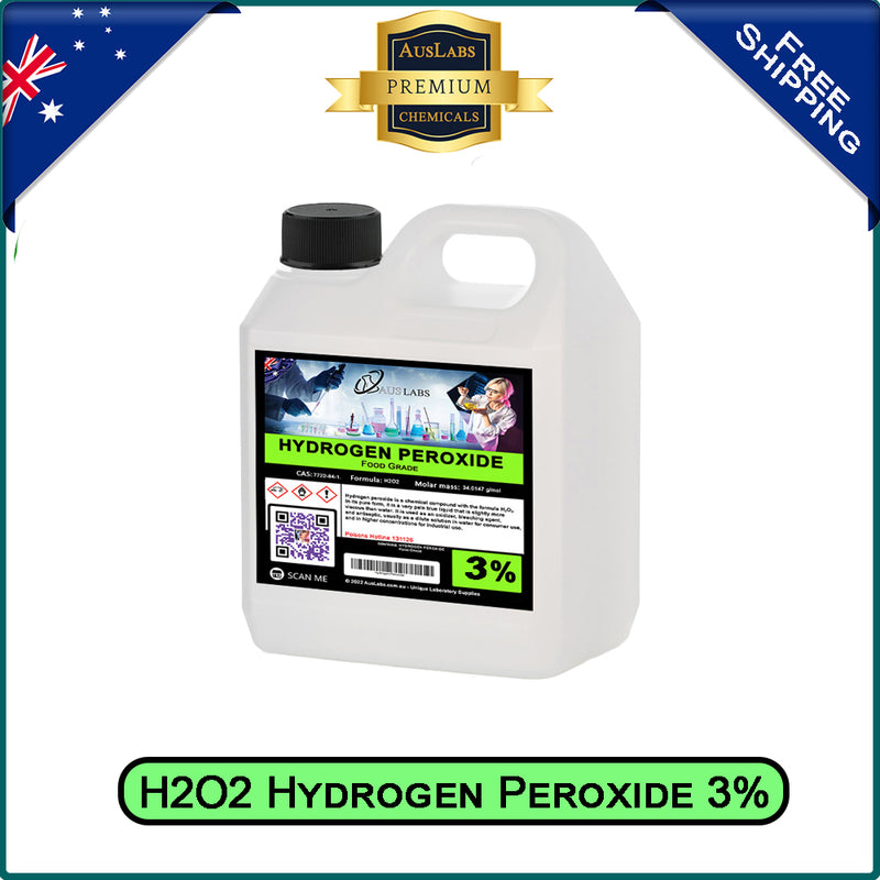 Hydrogen Peroxide 3% H2O2 All Purpose Food Grade