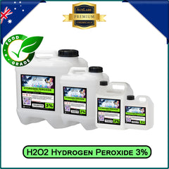 Hydrogen Peroxide 3% H2O2 All Purpose Food Grade