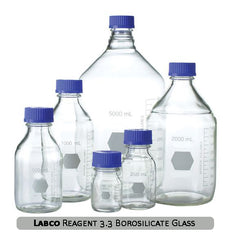 Duran Schott and Labco Glass Reagent Bottles 50ml - 5000ml