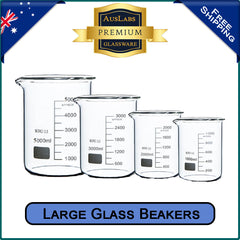 Beakers LOW FORM BOROSILICATE 5ml - 5000ml