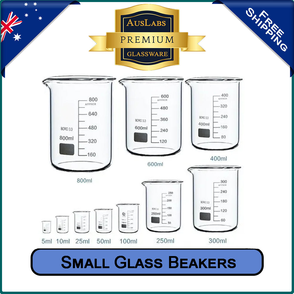 Beakers LOW FORM BOROSILICATE 5ml - 5000ml