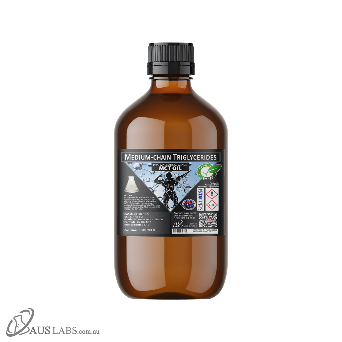 MCT OIL  / Medium Chain Triglycerides 100% PHARMACEUTICAL & FOOD GRADE
