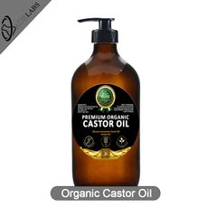The Best Organic Castor Oil | 100% PURE and Certified | Amber Glass Bottled | Cold Pressed | Hexane Free
