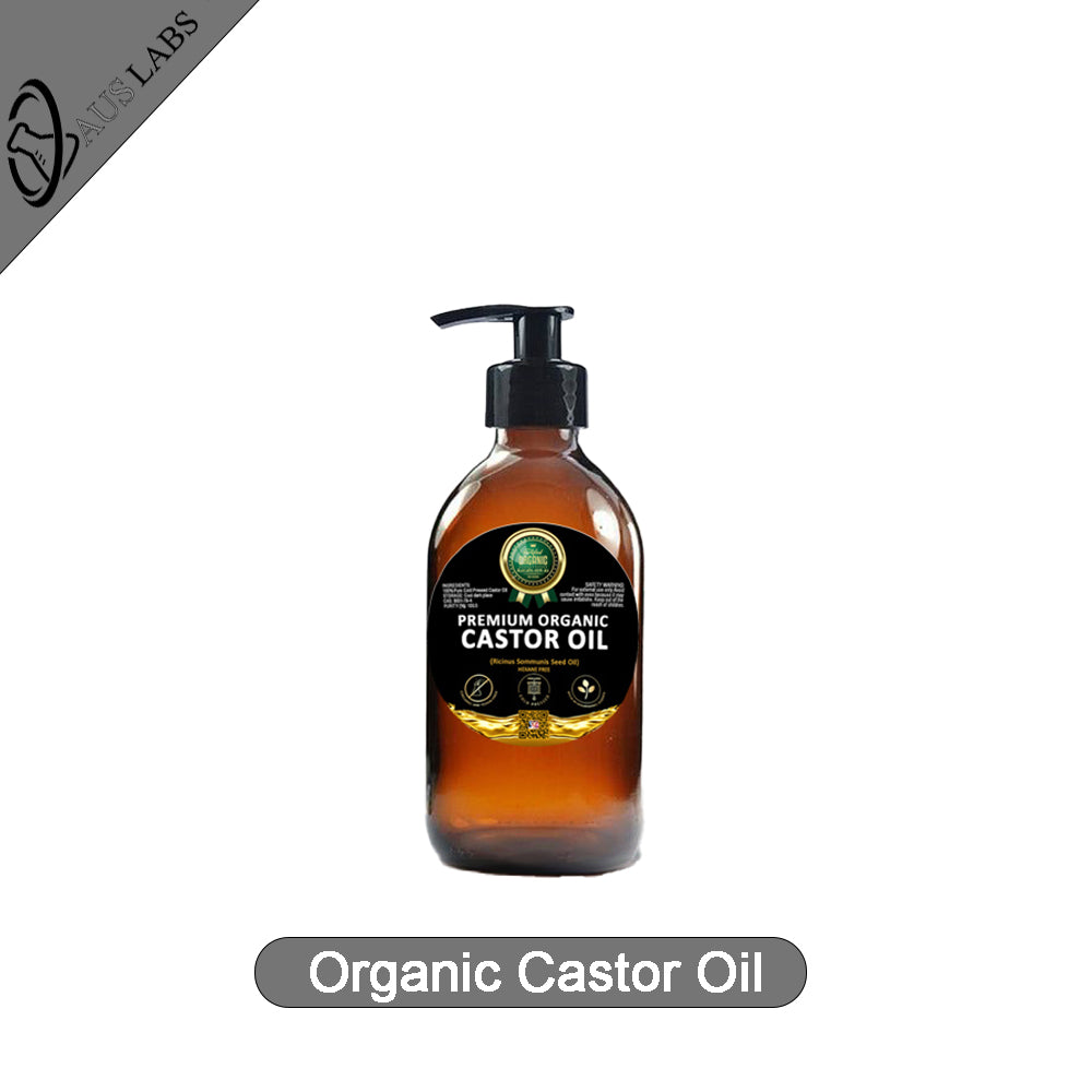 The Best Organic Castor Oil | 100% PURE and Certified | Amber Glass Bottled | Cold Pressed | Hexane Free