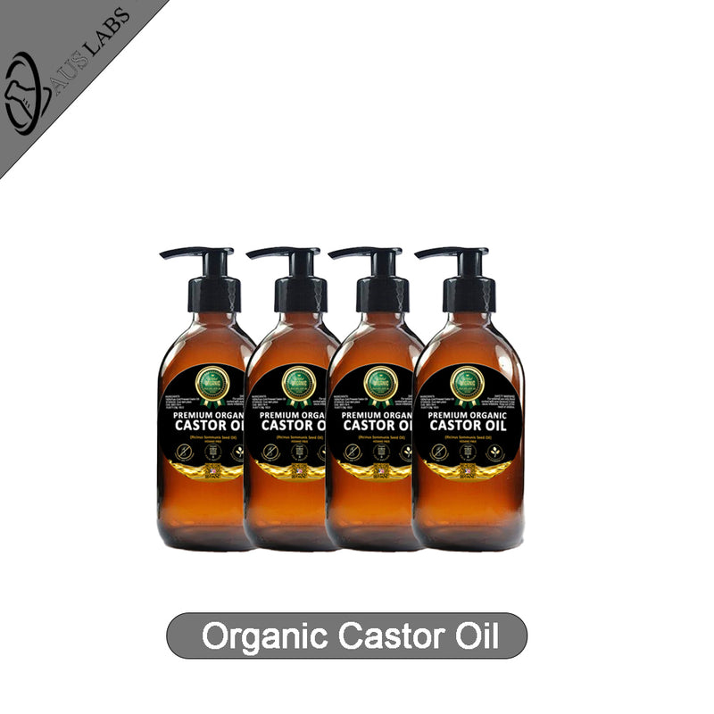 The Best Organic Castor Oil | 100% PURE and Certified | Amber Glass Bottled | Cold Pressed | Hexane Free