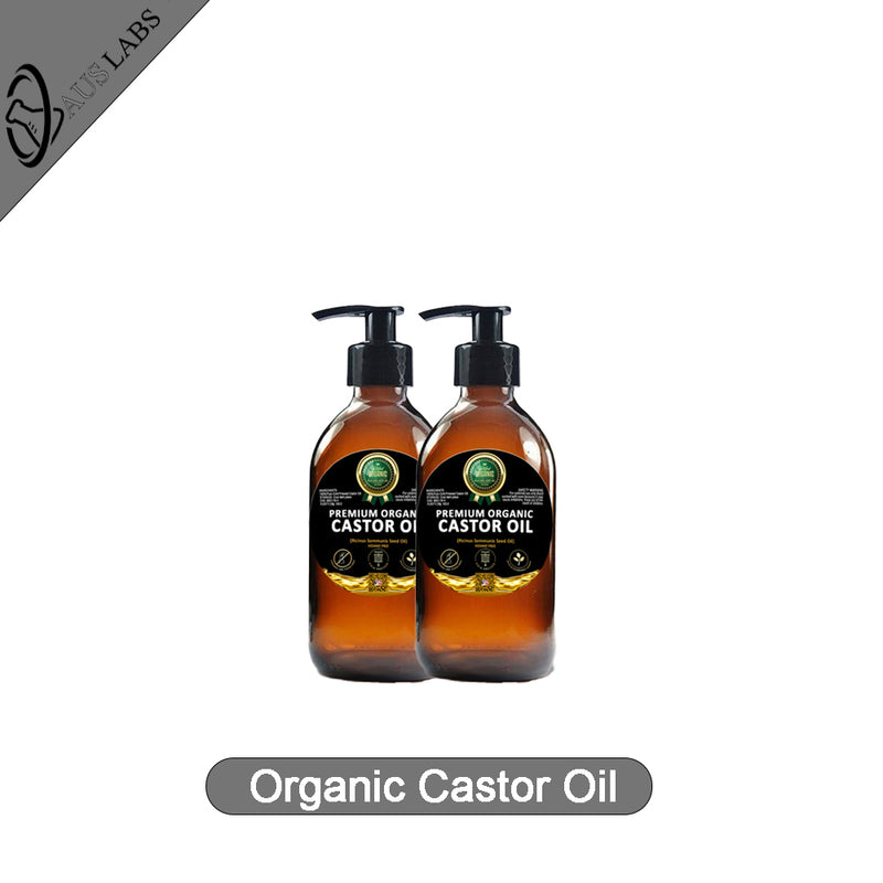 The Best Organic Castor Oil | 100% PURE and Certified | Amber Glass Bottled | Cold Pressed | Hexane Free