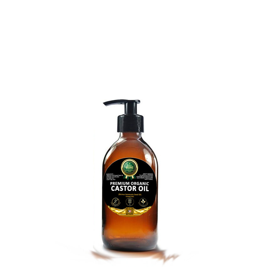 The Best Organic Castor Oil | 100% PURE and Certified | Amber Glass Bottled | Cold Pressed | Hexane Free