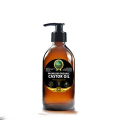 The Best Organic Castor Oil | 100% PURE and Certified | Amber Glass Bottled | Cold Pressed | Hexane Free