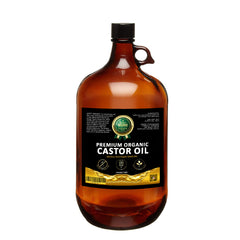 The Best Organic Castor Oil | 100% PURE and Certified | Amber Glass Bottled | Cold Pressed | Hexane Free