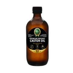 The Best Organic Castor Oil | 100% PURE and Certified | Amber Glass Bottled | Cold Pressed | Hexane Free
