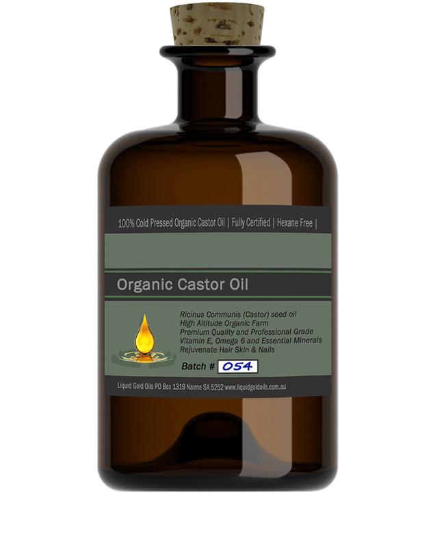 Organic Castor Oil | Cold Pressed | Fully Certified | Hexane Free |