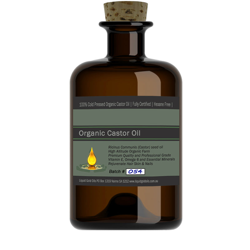 Organic Castor Oil | Cold Pressed | Fully Certified | Hexane Free |