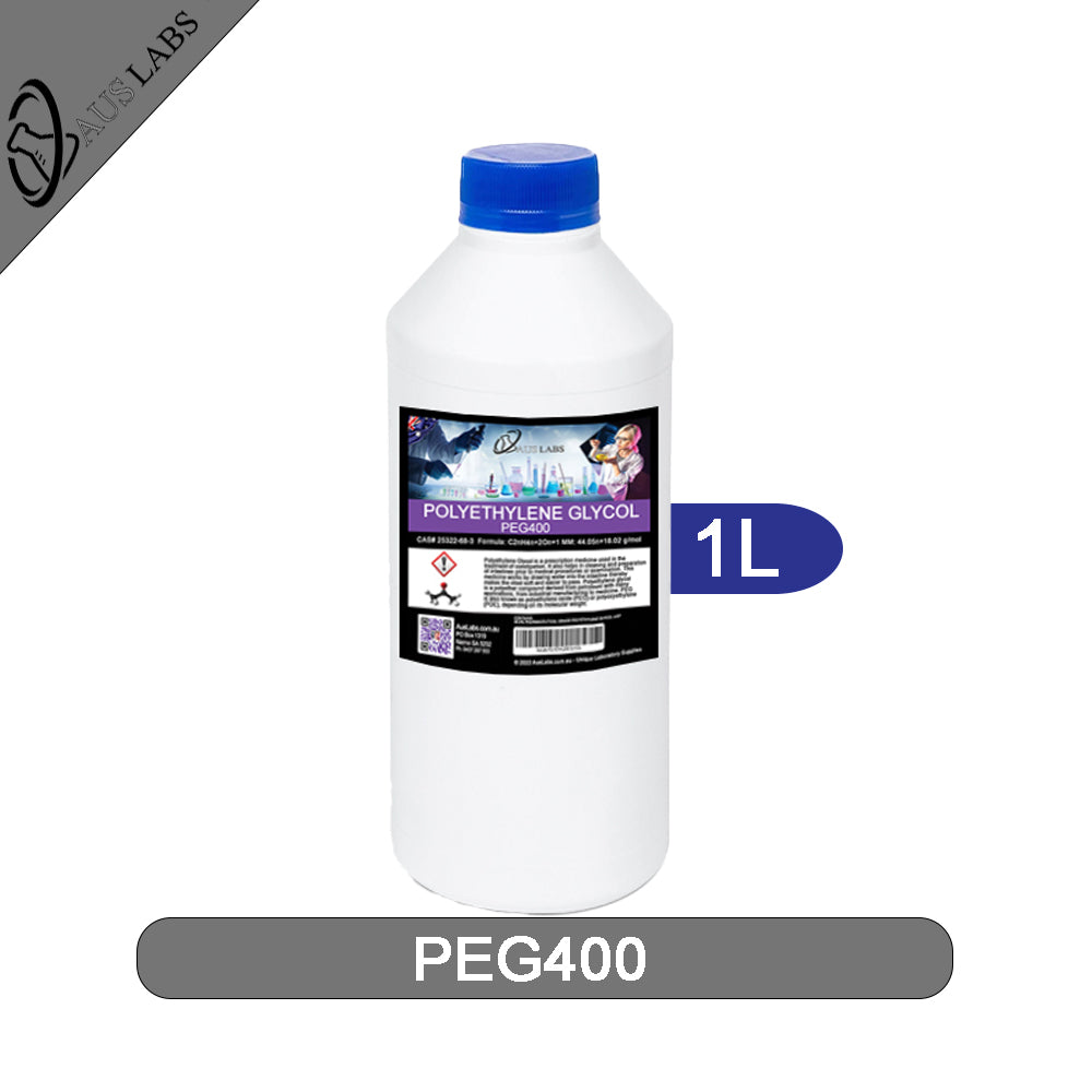 Polyethylene Glycol PEG400 99.9% Liquid Pharmaceutical Grade USP CAS # 25322-68-3