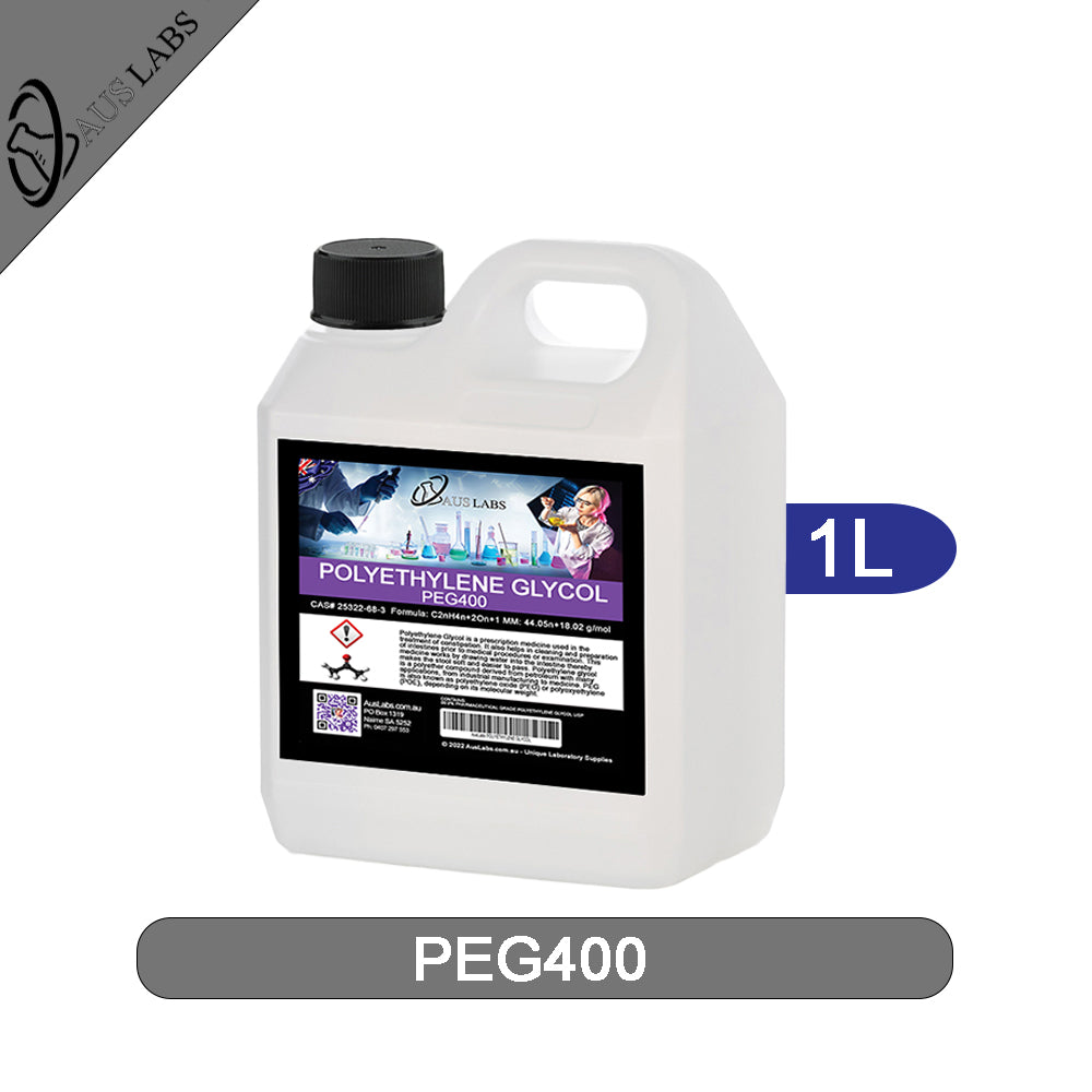Polyethylene Glycol PEG400 99.9% Liquid Pharmaceutical Grade USP CAS # 25322-68-3