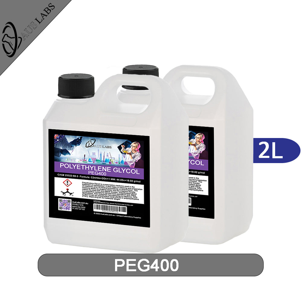 Polyethylene Glycol PEG400 99.9% Liquid Pharmaceutical Grade USP CAS # 25322-68-3