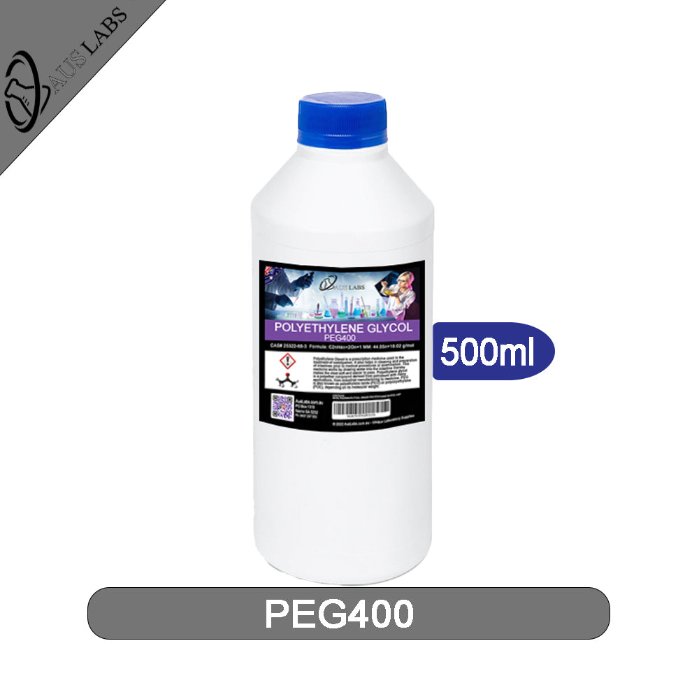 Polyethylene Glycol PEG400 99.9% Liquid Pharmaceutical Grade USP CAS # 25322-68-3