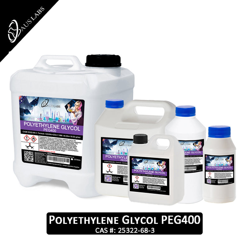 Polyethylene Glycol PEG400 99.9% Liquid Pharmaceutical Grade USP CAS