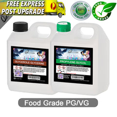 Vegetable Glycerine & Propylene Glycol 1L of each EXPRESS