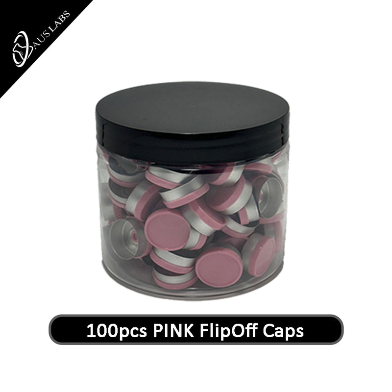 Flip-off cap 20mm. Variety of colours