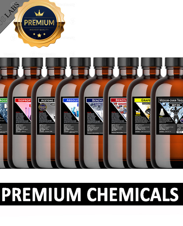 SELECT CHEMICAL RANGE | Amber Glass Bottle | Free Shipping