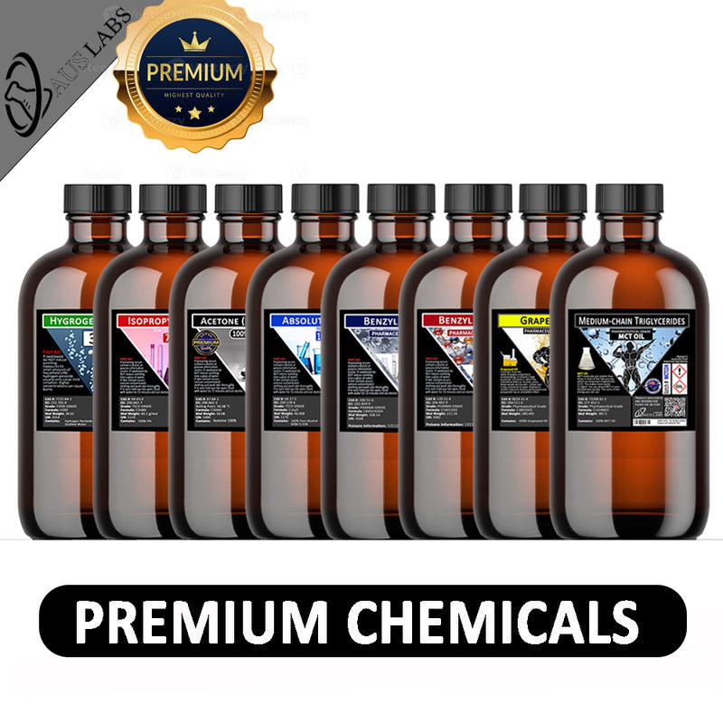 SELECT CHEMICAL RANGE | Amber Glass Bottle | Free Shipping