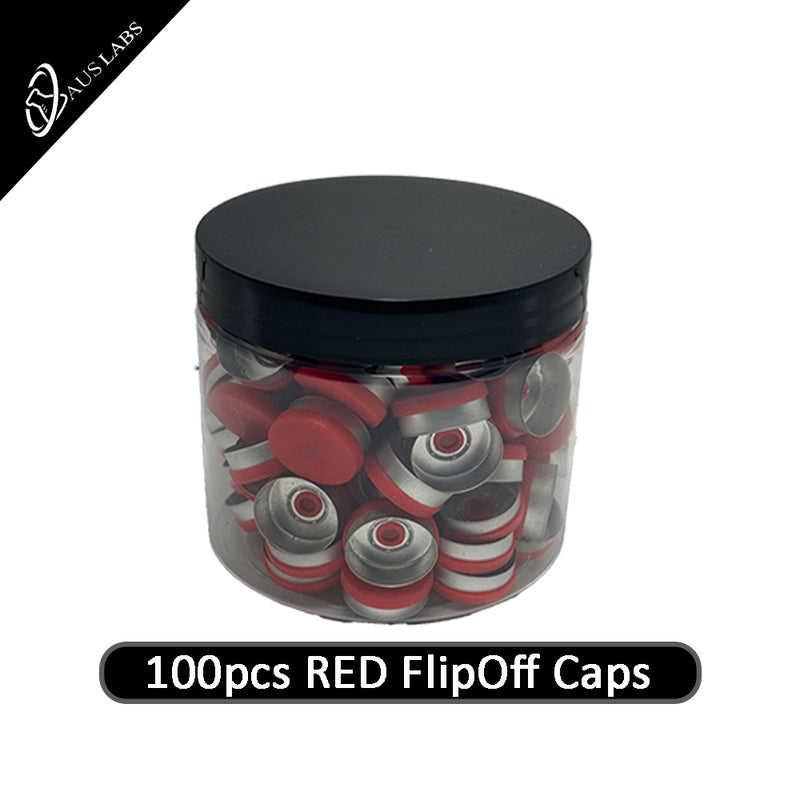 Flip-off cap 20mm. Variety of colours