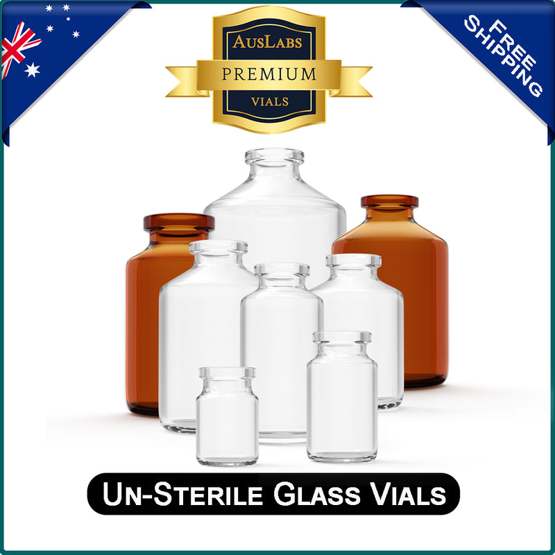 Un-Sterile Glass Vials Clear and Amber Colour