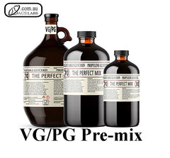 Pre-Mix VG/PG Combinations Glass Bottling